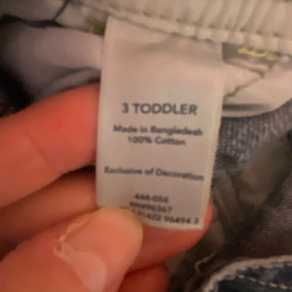 OshKosh B'Gosh Toddler Size 3 Denim Jean BIB‎ Overalls Carpenter